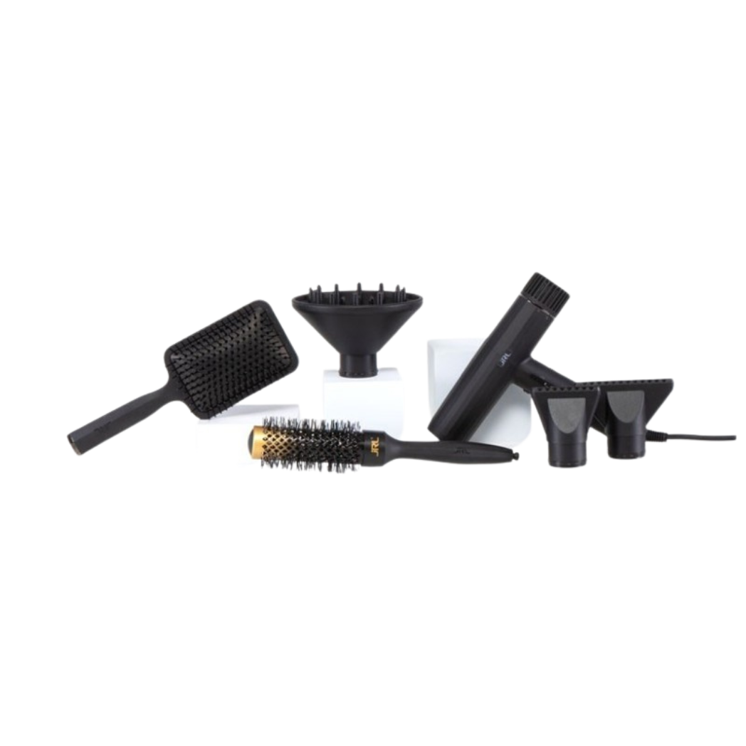 Kit Secador Forte Pro + Cepillo Térmico + Cepillo Raqueta Antiestático