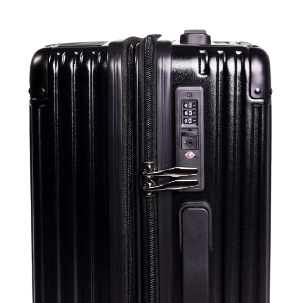 Maleta negra con ruedas profesional